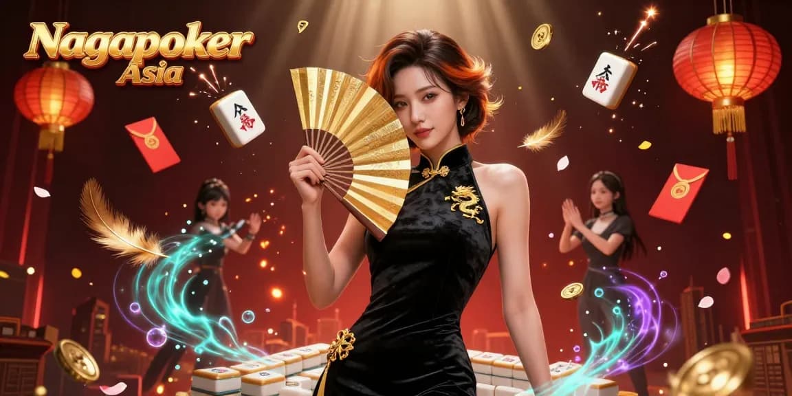 Nagapoker Asia captures the essence of thrilling gambling action with vibrant visuals and elegant design.
