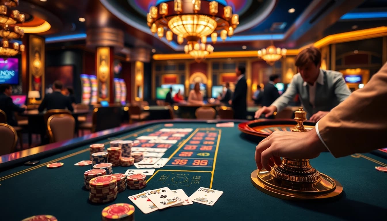 Experience the excitement of sv 388 with professional gamblers at luxury casino tables.