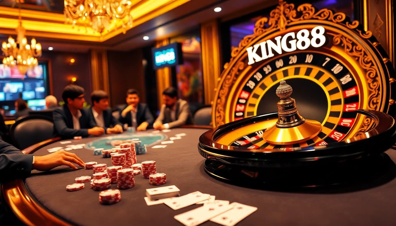 Experience high-stakes gaming excitement at https://king88hz.vip/ with luxurious poker and roulette action.