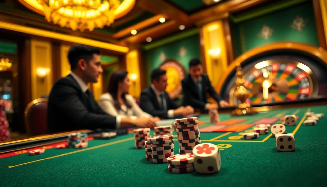 Engaging poker gameplay scene showcasing 98Win's premium gambling experience.
