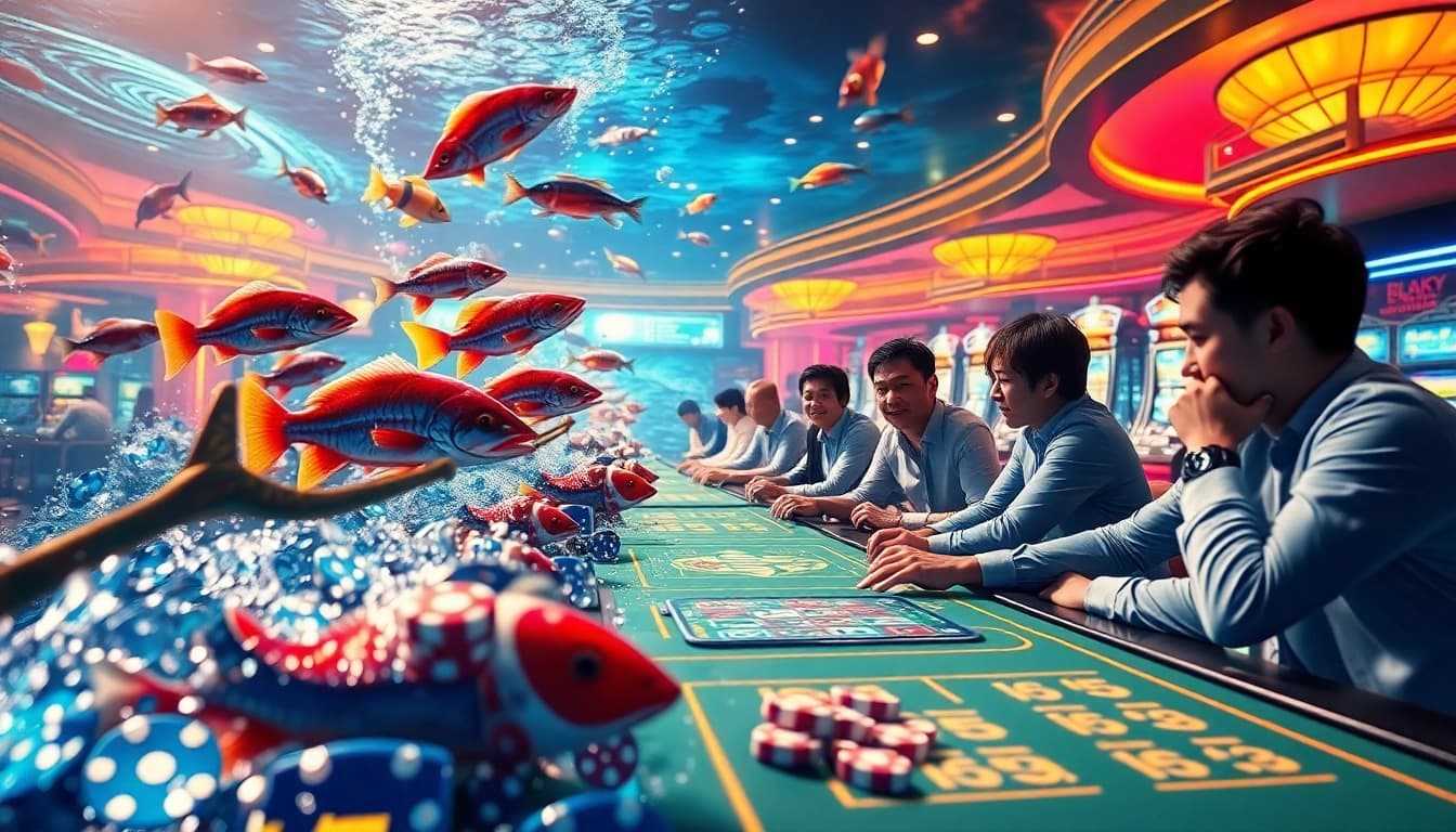 Bắn cá 69VN offers an exciting underwater casino experience where players engage in thrilling fishing game action.