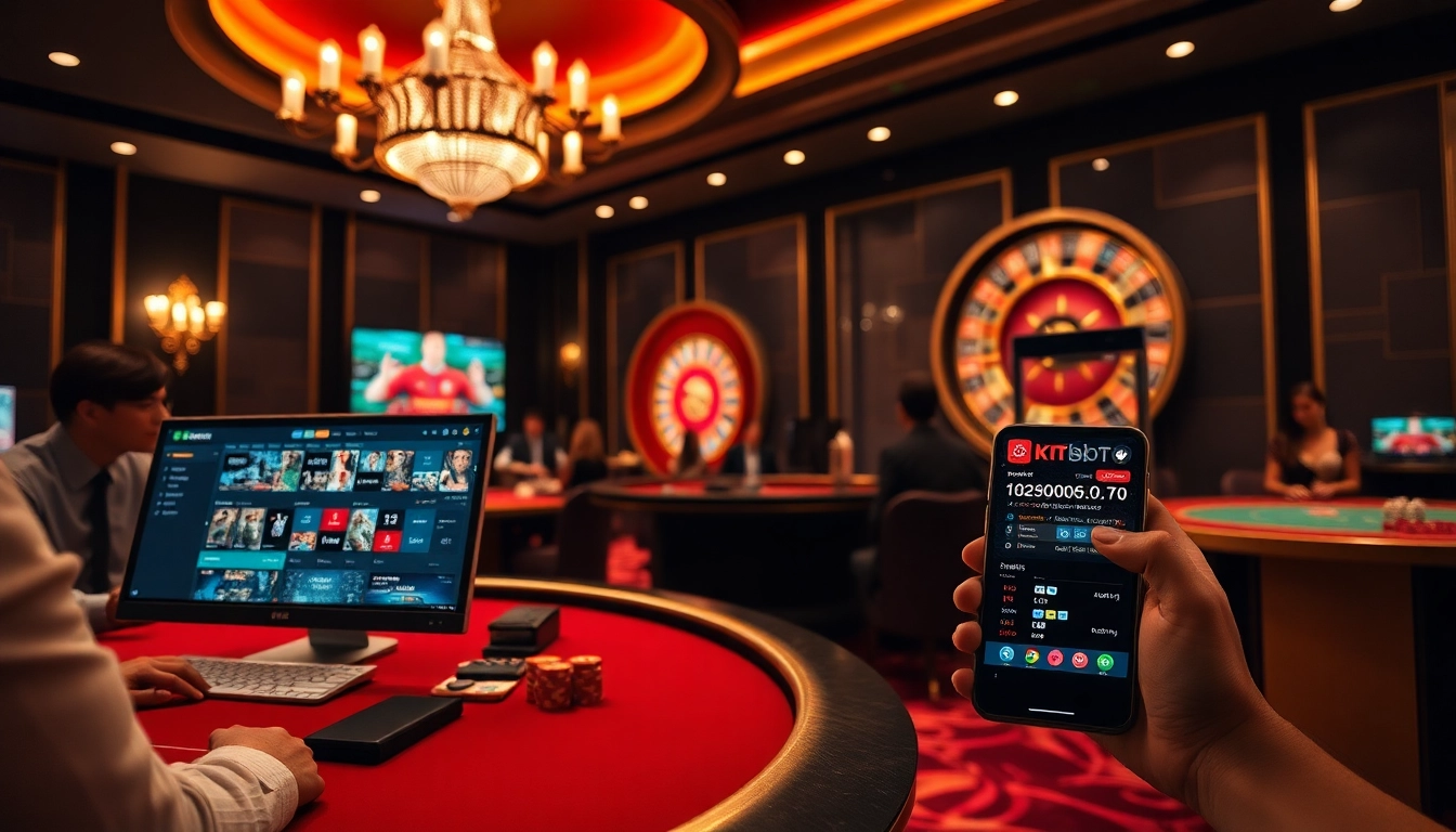 Players engaging in high-stakes games featuring 8kbet.com with excitement and strategy.