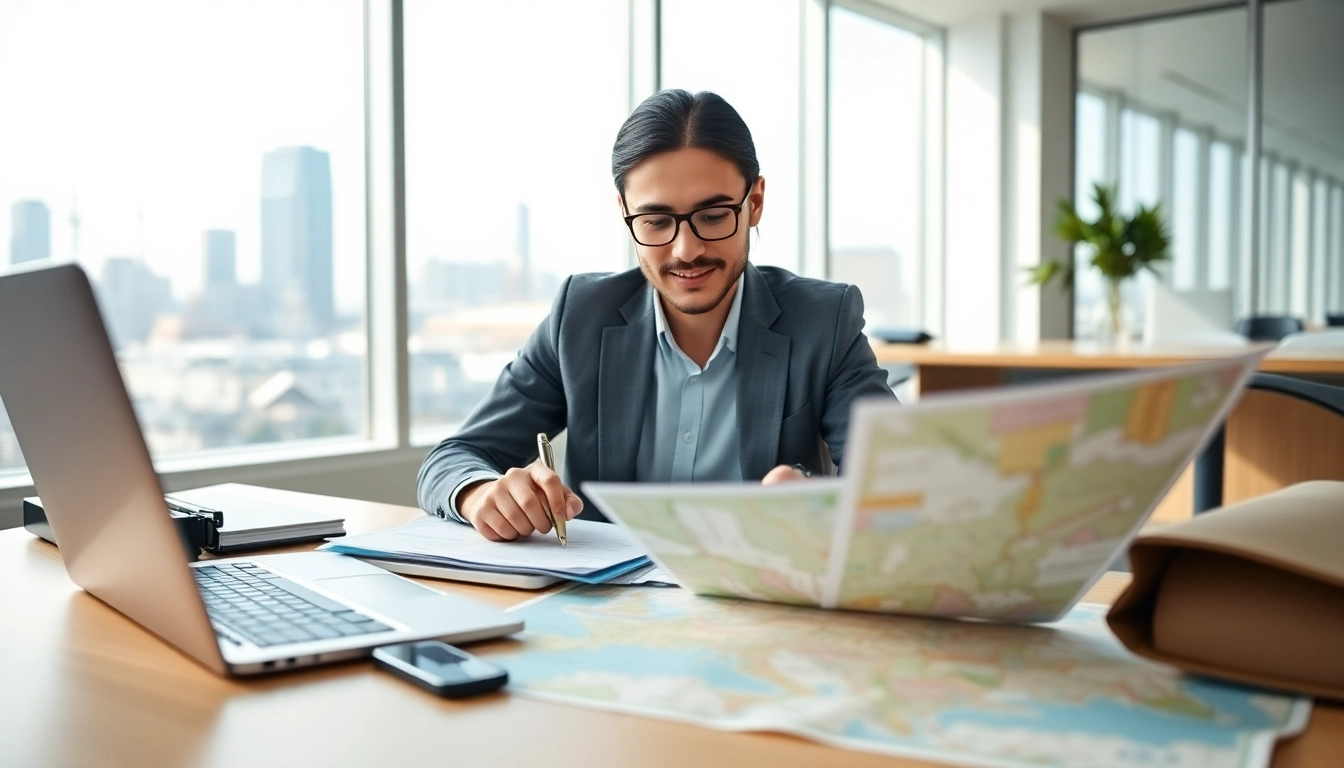 Streamlined uk eta online application process illustrated with modern workspace elements.