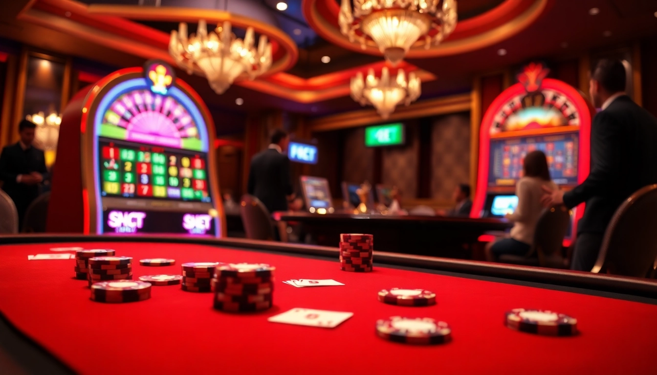 Experience the thrill of F8 BET with an elegant poker game setup featuring vibrant chips and cards.