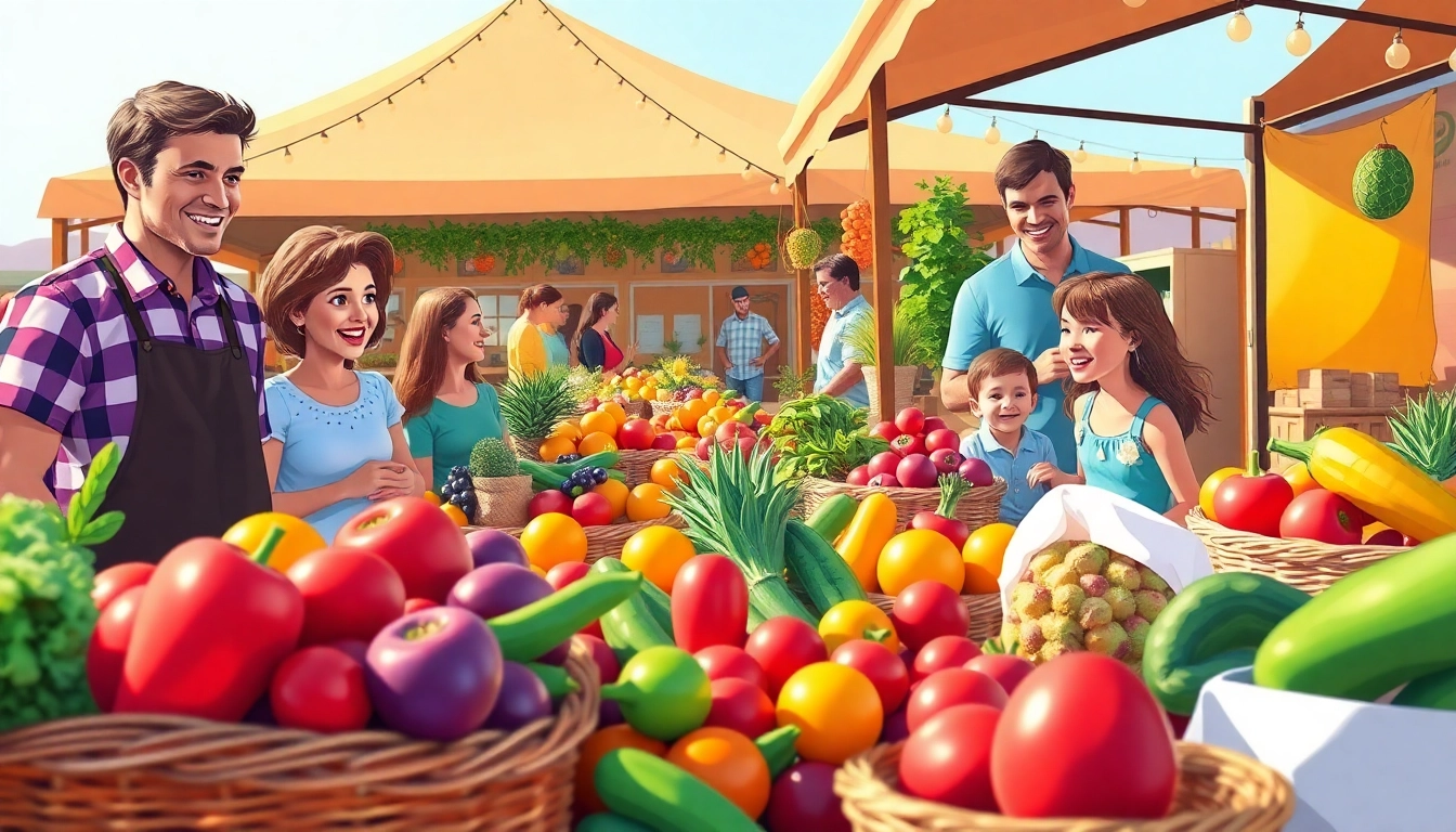 Engage in local activities and vibrant scenes of things to do in Clarksburg ca at a bustling farmers' market.