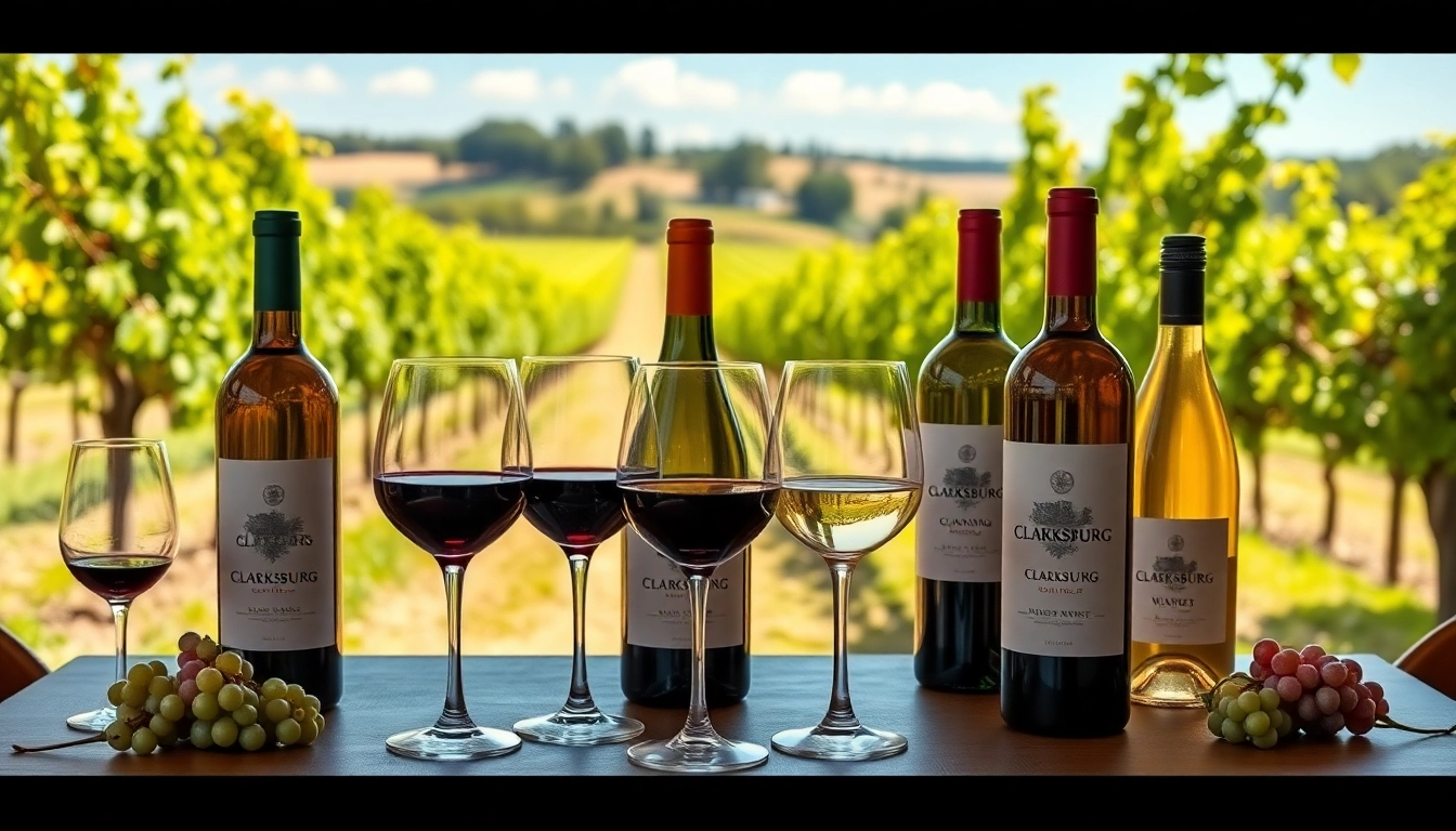 Experience Clarksburg wine tasting in a serene vineyard setting with exquisite wines.