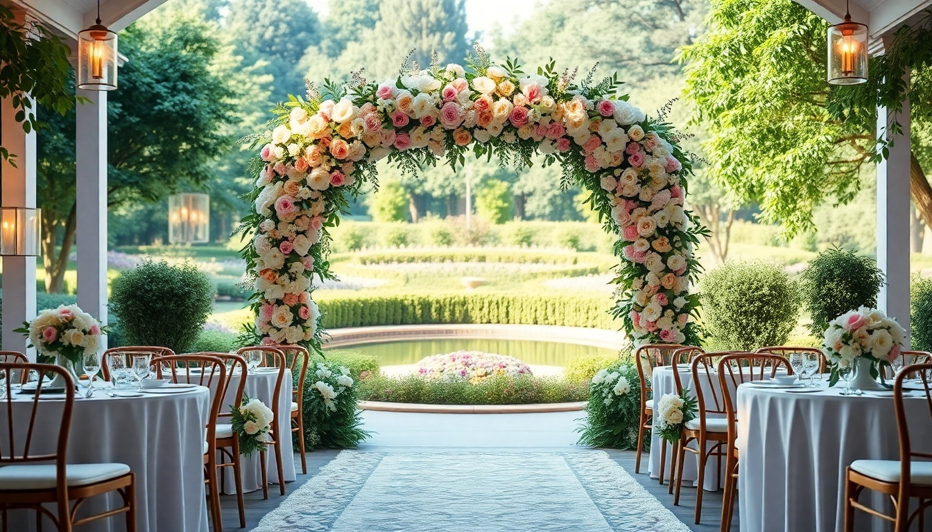 Experience the beauty of the Best Wedding Venue Jacksonville, featuring an elegant garden ceremony.