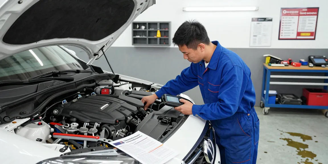 Best extended car warranty benefits highlighted in a professional automotive garage scene.