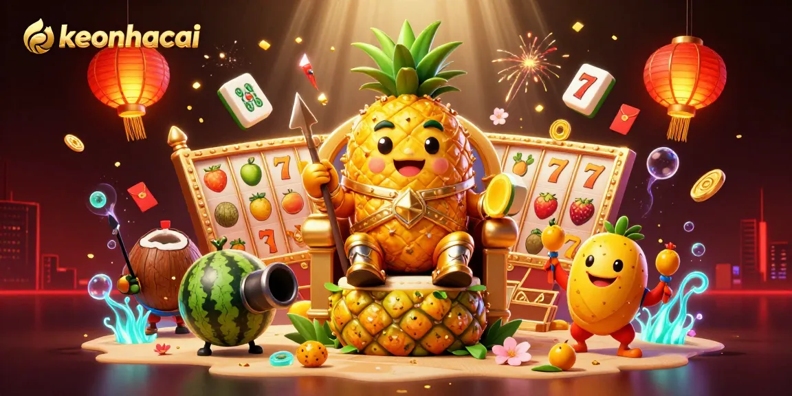 Experience keonhacai casino fun with the pineapple king and dynamic gaming elements.