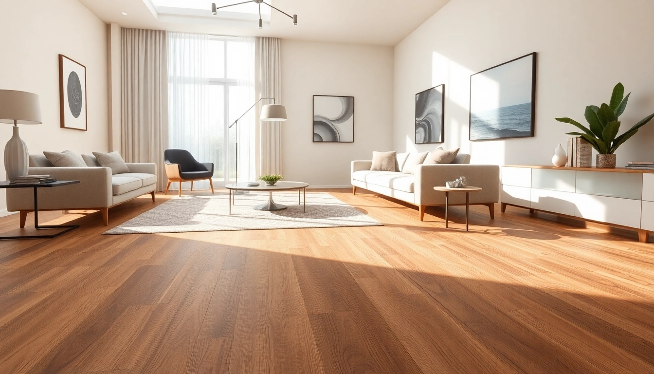 Explore luxury vinyl plank flooring in a stylish living room with modern decor.