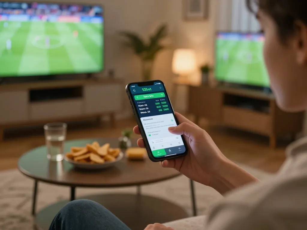 Đặt cược vào thể thao trực tiếp bằng ứng dụng 12bet trên điện thoại thông minh trong một không gian thoải mái tại nhà