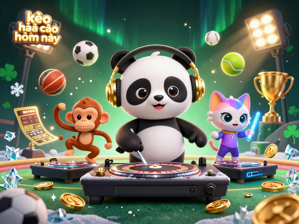 Get ready for thrilling sports betting action with kèo nhà cái hôm nay featuring a vibrant scene with animated characters and dynamic elements.