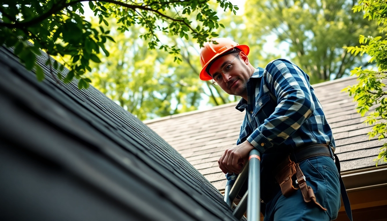 Inspecting roof replacement Bay Area for quality assurance in a residential setting.